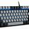 Blue and Black Mechanical Keyboard
