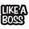 Boss Name Clip Art PNG Transparent