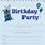 Boy Birthday Party Invitation
