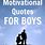 Boy Quotes Inspirational