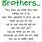 Brother Poems Funny