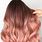 Brown Ombre Hair Rose Gold