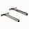 Brushed Nickel Shelf Brackets