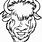 Buffalo Head Coloring Pages