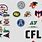 CFL Football Teams Logos