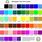 CMYK Sublimation Color Chart