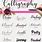 Calligraphy Styles Names