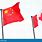 Canada and China Flag