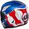 Captain America Motorcycle Helmet