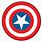 Captain America Superhero Logo