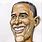 Caricature of Obama