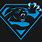 Carolina Panthers Superman Logo