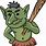 Cartoon Green Troll