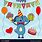 Cartoon Happy Birthday Cards