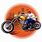 Cartoon Harley-Davidson
