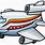 Cartoon Image of Plane