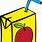 Cartoon Juice Box Clip Art