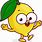 Cartoon Lemon Character