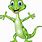 Cartoon Lizard Standing