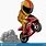 Cartoon Motorcycle Racer