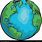 Cartoon World Globe Vector