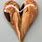 Carved Wooden Hearts