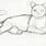 Cat Drawing Easy Laying Down