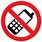 Cell Phone Not Allowed Sign