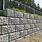 Cement Block Retaining Wall