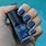 Chanel Blue Nail Polish