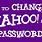 Change My Yahoo! Password