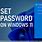 Change Password Windows 11