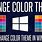 Change Theme Color