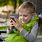 Child Using Cell Phone