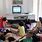 Children Watching TV in Classroom