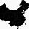 China Map Black