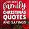 Christmas Quotes for Family