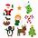 Christmas Stickers for Crafts