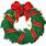 Christmas Wreath Bow Clip Art