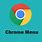 Chrome Menu Icon