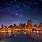 City Night Sky Desktop Wallpaper