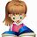 Clip Art Girl with Book