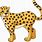 Clip Art of Cheetah