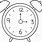 Clock Clip Art Images Black and White
