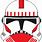 Clone Trooper Helmet Logo