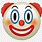 Clown Emoji No Background