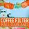 Coffee Filter Fall Crafts