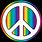 Colorful Peace Signs