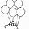 Coloring Pages Hello Kitty Balloons