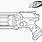 Coloring Pages of Nerf Guns